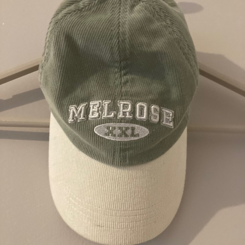 Forever 21 “Melrose” Corduroy Hat – Beige & Sage